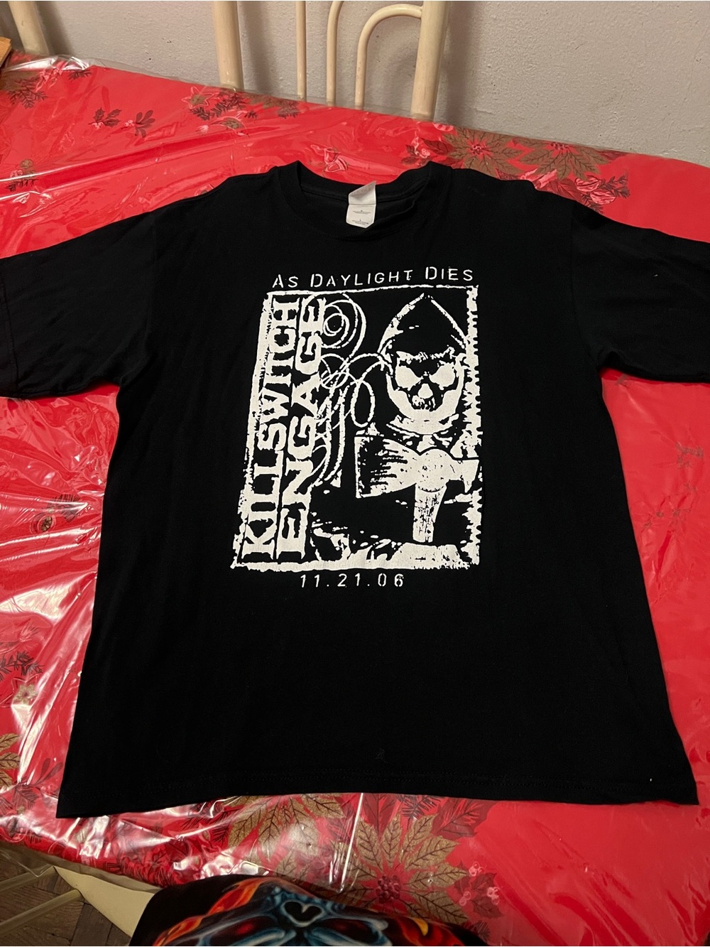 Vintage 2006 KILLSWITCH “Engage As Daylight Dies” Mens Graphic T-Shirt Sz Large